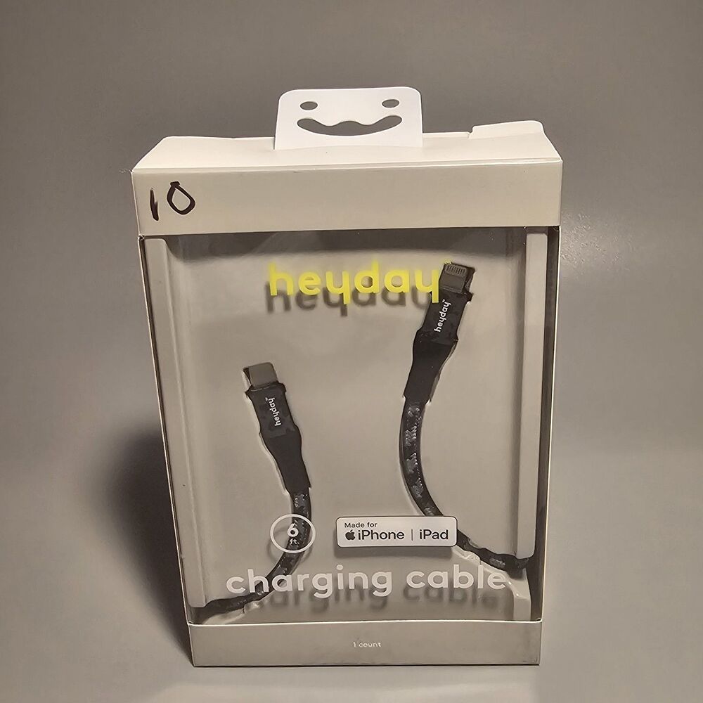 New Heyday 6 Ft. Charging Cable for iPhone/iPad Fast Charging To USB-C